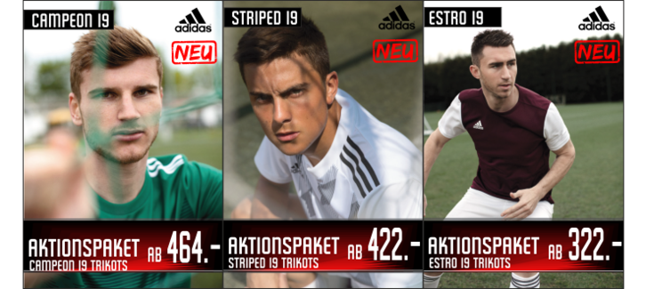 Adidas Trikots Kollektion 2019